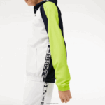 Lacoste ז'קט טניס ספורטיבי בצבע בלוק DZ4D0D1274 לבן נייבי כחול צהוב 6f5 גברים - Image 2