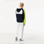 Lacoste ז'קט טניס ספורטיבי בצבע בלוק DZ4D0D1274 לבן נייבי כחול צהוב 6f5 גברים - Image 3