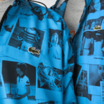 Lacoste ז'קט לשיתוף פעולה של פולארויד בשידור חי DZ4D0D1304 כחול שחור bw נשים - Image 4