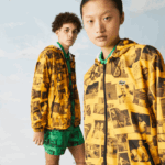 Lacoste ז'קט לשיתוף פעולה של פולארויד בשידור חי DZ4D0D1303 צהוב שחור 7kr נשים - Image 4