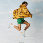Lacoste ז'קט לשיתוף פעולה של פולארויד בשידור חי DZ4D0D1303 צהוב שחור 7kr נשים - Image 7