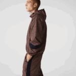 Lacoste ז'קט מחוספס קל עם רוכסן DZ4D0D1278 כחול כהה לבן qrn גברים - Image 2