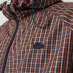 Lacoste ז'קט מחוספס קל עם רוכסן DZ4D0D1278 כחול כהה לבן qrn גברים - Image 7
