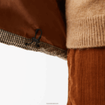 Lacoste ז'קט מרופד אריג דוחה מים DZ4D0D399 בצבע בז' נייבי ירוק חאקי 87e גברים - Image 10