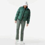 Lacoste ז'קט מרופד מתקפל DZ4D0D2615 ירוק 5hx נשים - Image 2