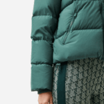 Lacoste ז'קט מרופד מתקפל DZ4D0D2615 ירוק 5hx נשים - Image 4