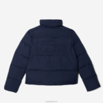 Lacoste ז'קט מרופד מתקפל DZ4D0D2616 כחול כהה 166 נשים - Image 6