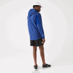 Lacoste ז'קט ניילון אריזה ספורטיבית DZ4D0D1306 כחול שחור mqs גברים - Image 3
