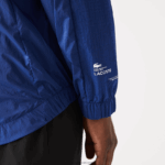 Lacoste ז'קט ניילון אריזה ספורטיבית DZ4D0D1306 כחול שחור mqs גברים - Image 9
