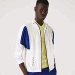 Lacoste ז'קט ניילון אריזה ספורטיבית DZ4D0D1307 צהוב שחור צעקני ght גברים - Image 2
