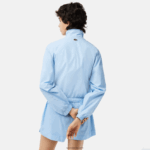 Lacoste ז'קט ספורט בהדפס מונוגרמה DZ4D0D2440 כחול hbp נשים - Image 3