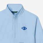 Lacoste ז'קט ספורט בהדפס מונוגרמה DZ4D0D2440 כחול hbp נשים - Image 5