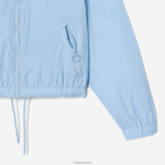 Lacoste ז'קט ספורט בהדפס מונוגרמה DZ4D0D2440 כחול hbp נשים - Image 6