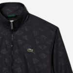 Lacoste ז'קט ספורט בהדפס מונוגרמה DZ4D0D377 שחור 031 גברים - Image 2