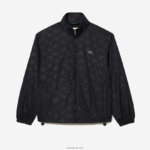Lacoste ז'קט ספורט בהדפס מונוגרמה DZ4D0D377 שחור 031 גברים
