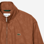 Lacoste ז'קט ספורט בהדפס מונוגרמה DZ4D0D378 lfa חום בהיר גברים - Image 5