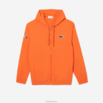 Lacoste ז'קט ספורט מיאמי במהדורה פתוחה DZ4D0D398 כתום 5qp גברים - Image 4
