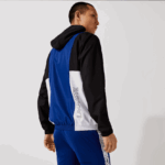 Lacoste ז'קט ספורטיבי קולורבלוק קל עם רוכסן DZ4D0D1322 כחול שחור לבן alv גברים - Image 3