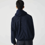 Lacoste ז'קט עם רוכסן לוגו גרפי חי DZ4D0D1315 כחול כהה 5fs גברים - Image 3