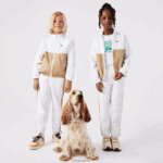 Lacoste ז'קט קולורבלוק בעל צוואר גבוה DZ4D0D3220 לבן בז' wn5 ילדים - Image 2