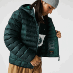 Lacoste ז'קט קפוצ'ון מרופד DZ4D0D1265 ירוק yzp גברים - Image 6