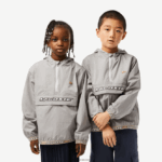Lacoste ז'קט קפוצ'ון נסגר DZ4D0D3065 אפור kzw ילדים
