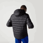 Lacoste ז'קט קפוצ'ון ספורטיבי עמיד במים DZ4D0D1319 שחור c31 גברים - Image 2
