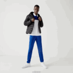 Lacoste ז'קט קפוצ'ון ספורטיבי עמיד במים DZ4D0D1319 שחור c31 גברים - Image 3