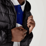 Lacoste ז'קט קפוצ'ון ספורטיבי עמיד במים DZ4D0D1319 שחור c31 גברים - Image 6