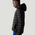Lacoste ז'קט קפוצ'ון ספורטיבי עמיד במים DZ4D0D1319 שחור c31 גברים - Image 7