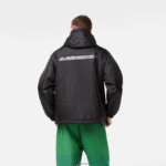 Lacoste ז'קט קפוצ'ון קצוץ עם קפוצ'ון DZ4D0D389 שחור c31 גברים - Image 3