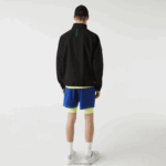 Lacoste ז'קט קצר עמיד במים עם רוכסן DZ4D0D1314 שחור 031 גברים - Image 4