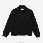 Lacoste ז'קט קצר עמיד במים עם רוכסן DZ4D0D1314 שחור 031 גברים - Image 6