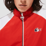 Lacoste ז'קט רוכסן עמיד במים מהדורת sport צרפתית ספורטיבית DZ4D0D1287 אדום לבן כחול כהה yy2 גברים - Image 7