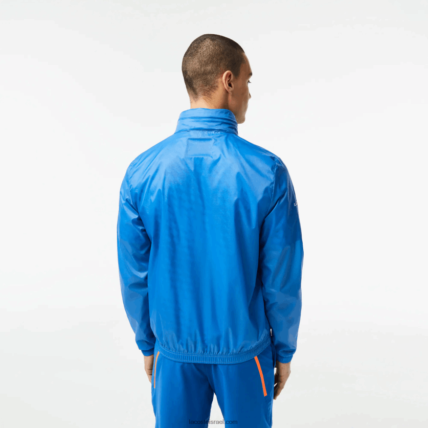 Lacoste ז'קט רוכסן של tennis x novak djokovic DZ4D0D402 כחול l99 גברים - Image 2