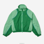 Lacoste ז'קט שני גווני אוברסייז DZ4D0D2432 ירוק fzv נשים - Image 4