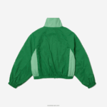 Lacoste ז'קט שני גווני אוברסייז DZ4D0D2432 ירוק fzv נשים - Image 5