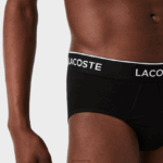 Lacoste חבילה של 3 תחתונים מזדמנים DZ4D0D1421 שחור 031 גברים - Image 4
