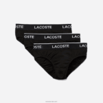 Lacoste חבילה של 3 תחתונים מזדמנים DZ4D0D1421 שחור 031 גברים - Image 5