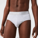 Lacoste חבילה של 3 תחתונים מזדמנים DZ4D0D1422 שחור לבן אפור chine nua גברים - Image 4