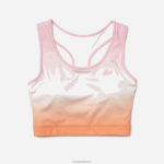 Lacoste חבילת ספורט קיץ חזיית ספורט רייסר גב DZ4D0D2572 ורוד לבן כתום dfk נשים - Image 5