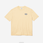 Lacoste חבילת קיץ חיה בגזרה רופפת חולצת טריקו מכותנה עם כתמים DZ4D0D936 hbz צהוב גברים - Image 4