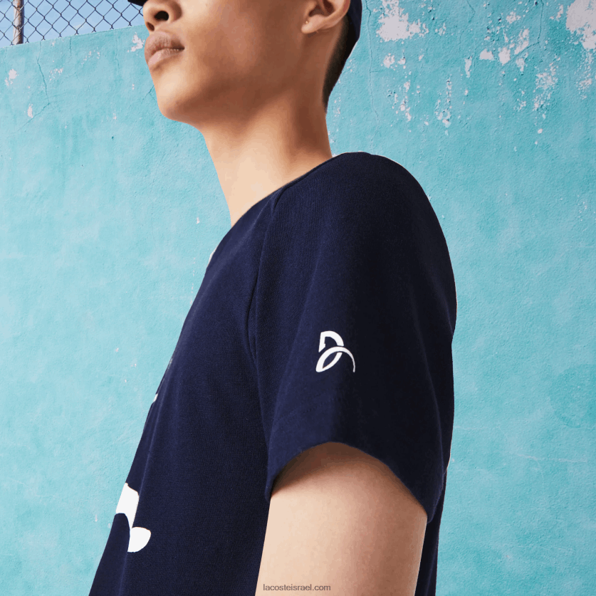 Lacoste חבילת sport x novak djokovic DZ4D0D1484 כחול כהה 166 גברים - Image 4