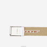 Lacoste חגורה בהדפס לוגו בניגוד DZ4D0D1960 אריה פקאן פארין m04 גברים - Image 2