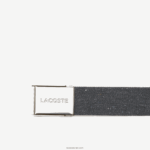 Lacoste חגורת אבזם ממותגת l.12.12 DZ4D0D2117 noir chine e50 גברים - Image 2