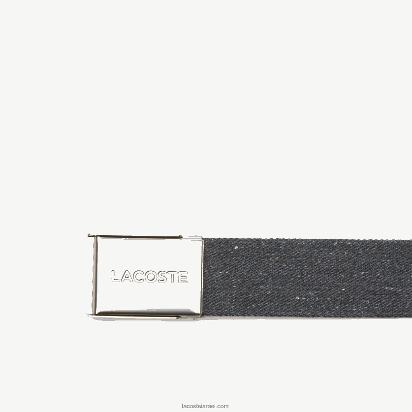 Lacoste חגורת אבזם ממותגת l.12.12 DZ4D0D2117 noir chine e50 גברים - Image 2