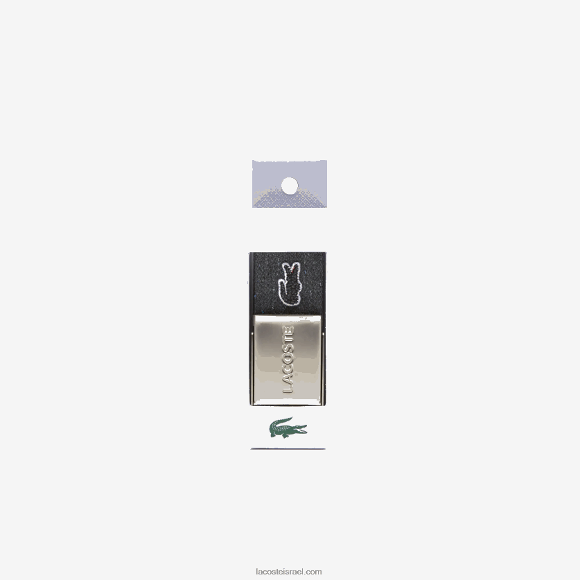 Lacoste חגורת אבזם ממותגת l.12.12 DZ4D0D2117 noir chine e50 גברים - Image 3