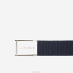 Lacoste חגורת בד ארוג אבזם חרוט DZ4D0D2081 166 גברים - Image 2