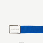 Lacoste חגורת בד ארוג אבזם חרוט DZ4D0D2084 מרינה k22 גברים - Image 2
