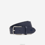 Lacoste חגורת עור במרקם אבזם חרוט DZ4D0D2076 21 גברים